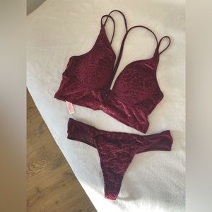 Victoria’s Secret Pink Bra and Thong Panty Set